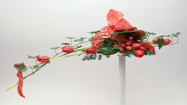 Ikebana - puķu izkārtojuma māksla