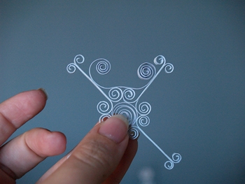 Quilling Ziemassvētku rotaļlietas
