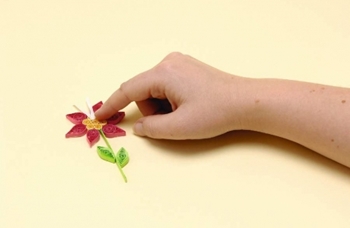 Quilling ziedi no papīra iesācējiem