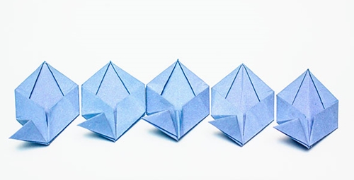 Kā padarīt origami ziedu ar savām rokām