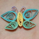 Quilling tauriņš