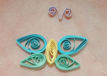 Quilling tauriņš