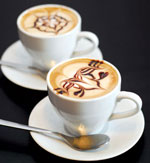 Latte māksla - kafijas krāsošana Latte māksla - kafijas krāsošana