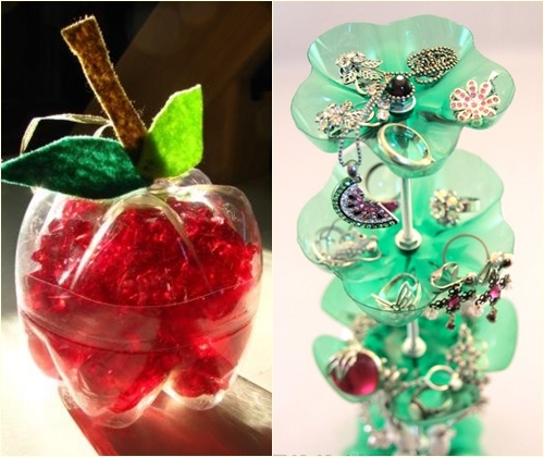 Amatniecība no plastmasas pudeles