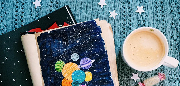 Astronautikas dienas rasējums