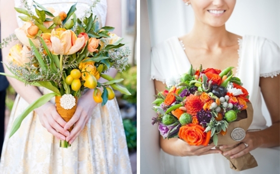 Sevis florists: 5 rudens pušķi ar dārzeņiem un augļiem