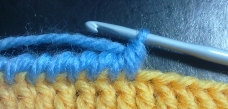 Crochet "Rachy step" - izpildes tehnika