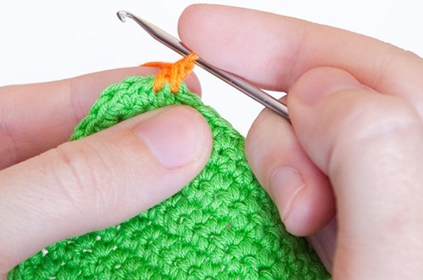 Crochet "Rachy step" - izpildes tehnika