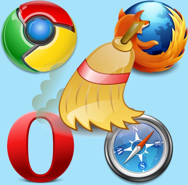 Kā tīrīt kešatmiņu pārlūkprogrammā (Opera, Mozilla Firefox, Google Chrome, Internet Explorer)