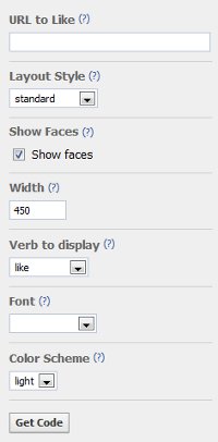 Kā es varu pievienot pogu? Man patīk Facebook?