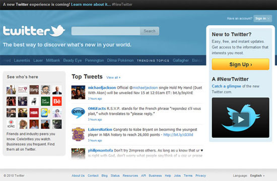 Twitter reģistrācija Twitter reģistrācija