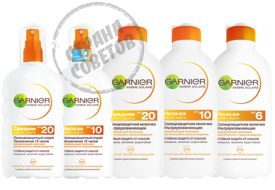 GARNIER Ambre Solaire klasiskā gamma GARNIER Ambre Solaire klasiskā gamma