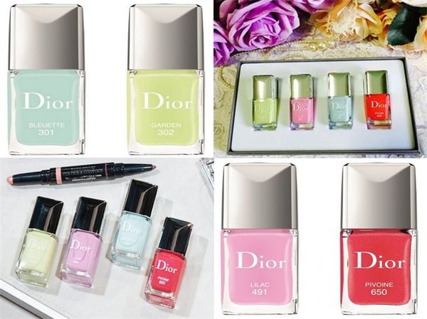 Ziedu akvareja: Dior Glowing Gardens laku kolekcija