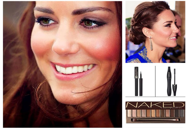 Dabīgais kosmētikas stils Kate Middleton