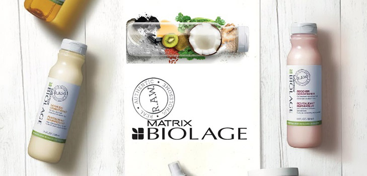 Sapņu cirtas: profesionālā līnija Matrix Biolage R.A.W.