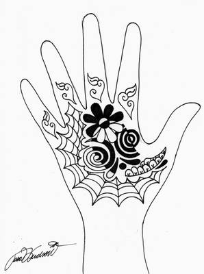 Mehendi mājās: fotoattēlu dizains un skices megestīm