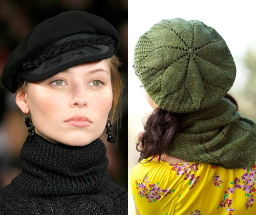 Modes berets: 2014. gada rudenī un ziemā visbiežāk populārāko berešu fotoattēli