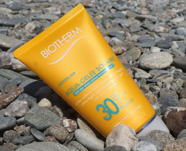 Biotherm Aqua-Gelée Solaire pludmales līnija samtainajai ādai