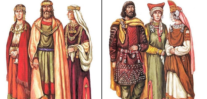 Ancient Rus apģērbs