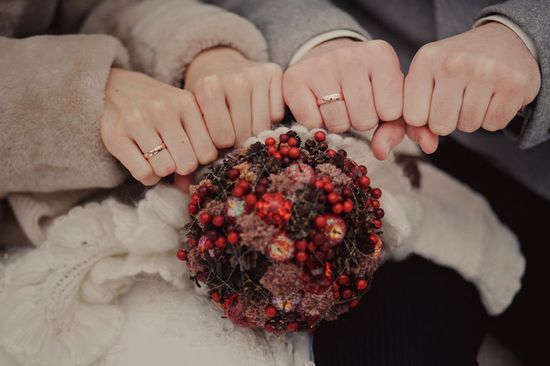 Idejas kāzu fotografēšanai ziemā