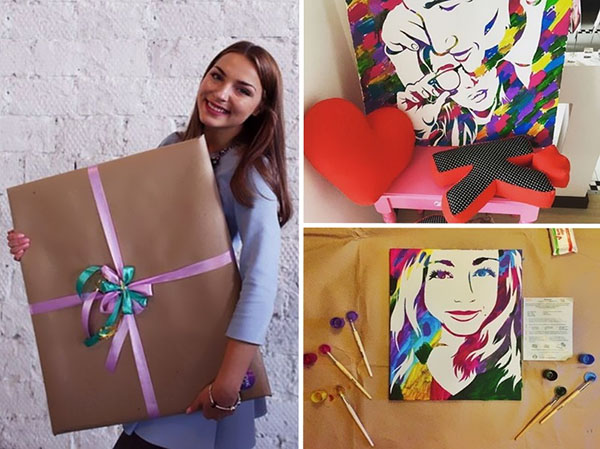 Ideja brīvdienām: neparasts attēls Stick Art