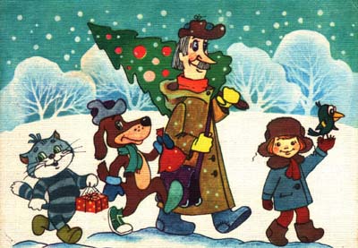 Labākie vecie padomju karikatūras par Jauno gadu, karikatūru saraksts