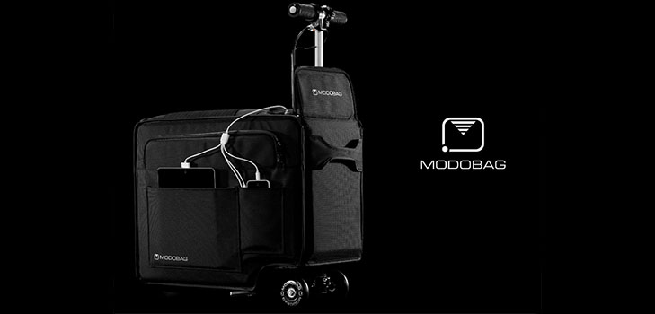 Modobag par spilgtu ceļojumu: pirmā motorizētā čemodāna