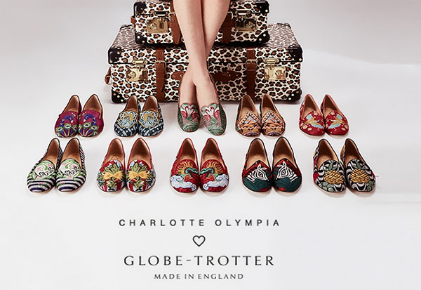 Laiks atpūtai: ceļojumu kolekcija Globe-Trotter x Charlotte Olympia