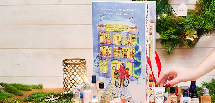 Svētku noskaņojums: Adventes kalendārs L'Occitane