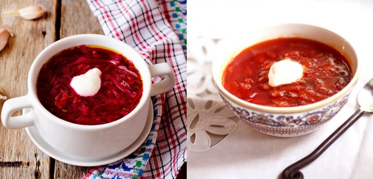 Borsch ziemai kārbās, receptes preparātiem ar bietēm un kāpostiem, tomātu pasta un bez tās