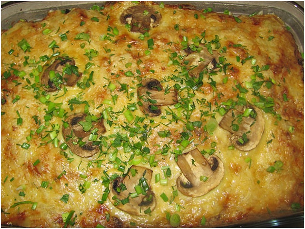 julienne ar zaļumiem