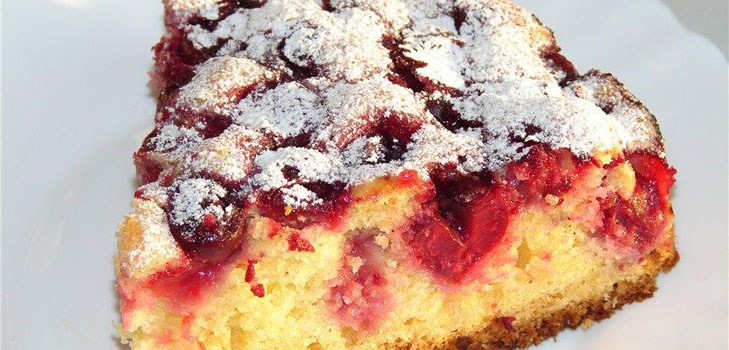Ķiršu kūka: garšīgs un vienkāršs