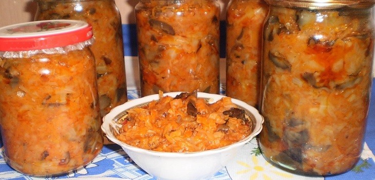Sēņu hodgepodge: recepte ziemai
