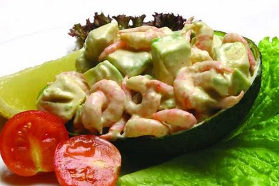 Avokado salāti ar garnelēm