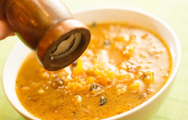 Delicious ķirbju zupa