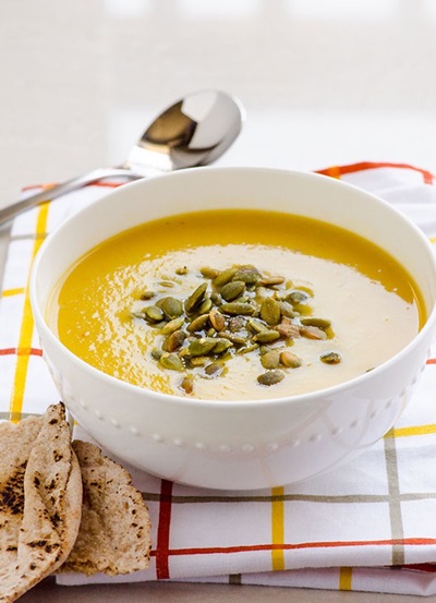 Delicious ķirbju zupa