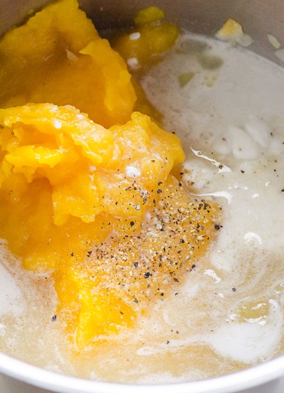 Delicious ķirbju zupa