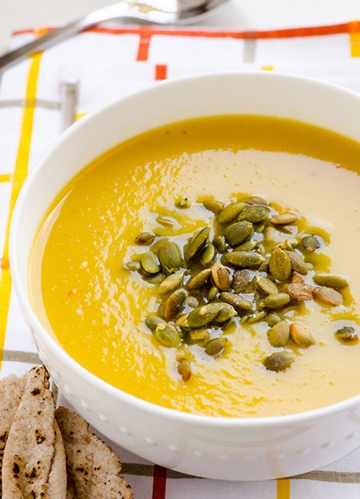Delicious ķirbju zupa