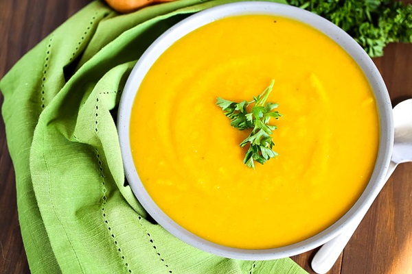Delicious ķirbju zupa