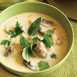 Zupa ar kokosriekstu pienu Zupa ar kokosriekstu pienu