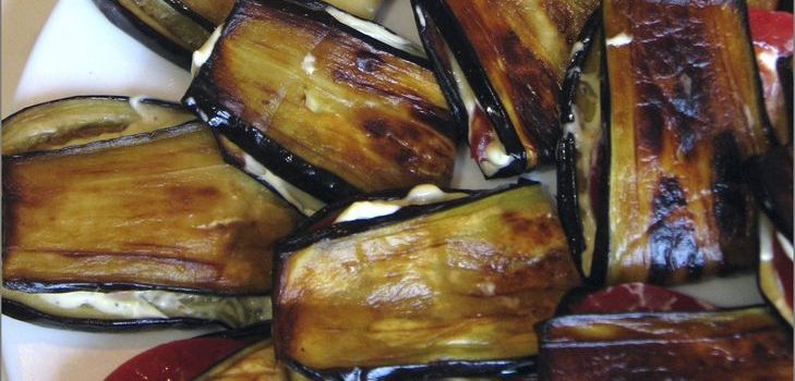 Tesčina mēle no baklažāniem
