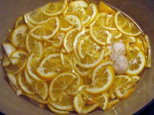 Citronu ievārījums ar ingveru