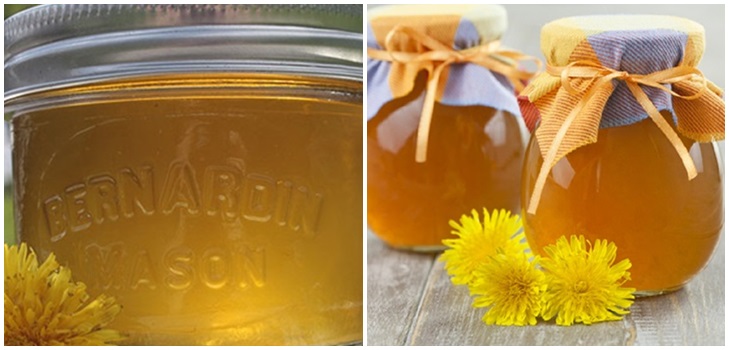 Jam un medus no dandelions ar citronskābi un bez skābes