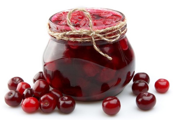 Ķiršu ziemai - receptes - ievārījums ar sēklām un kauliņiem, piecu minūšu laikā, ievārījums, želatīns bez želatīna, ķiršu kompots
