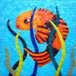 Mosaic vannas istabā Mosaic vannas istabā