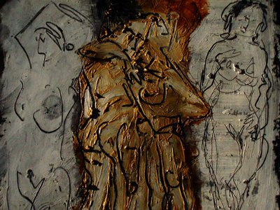 Sgraffito - dekoratīvā griešana uz ģipša Sgraffito - dekoratīvā griešana uz ģipša