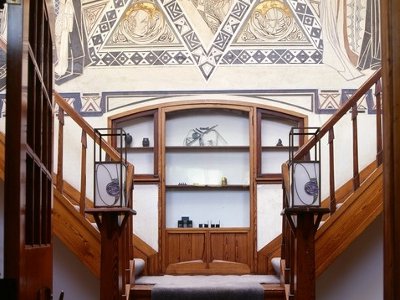 Sgraffito - dekoratīvā griešana uz ģipša Sgraffito - dekoratīvā griešana uz ģipša