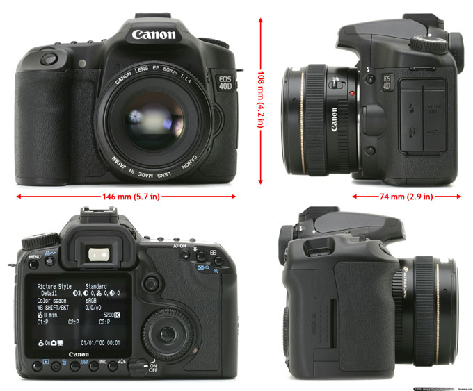 Canon EOS 40D digitālā fotokamera