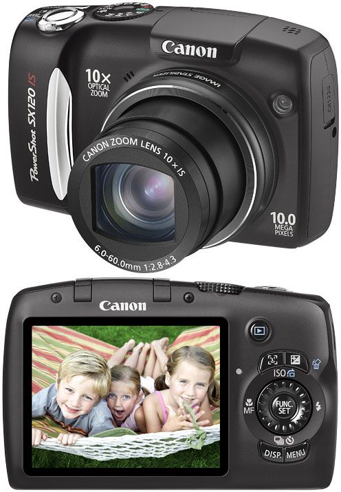 Canon PowerShot SX120 IS digitālā fotokamera